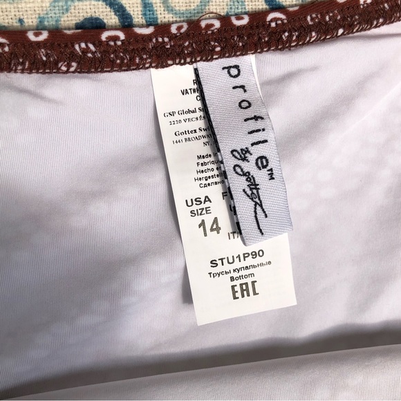 Profile by Gottex Bubbles High Waist Bikini Bottom 14 - Picture 4 of 9